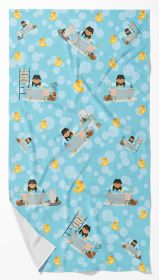 Black and Tan Pomeranian Bath Towel Large Oversized Plush Fitness Body Towel, Ultra Soft Absorbent Quick Drying, 42"L x 24"W