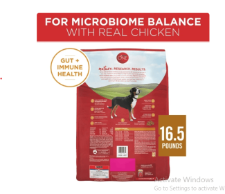 Purina One Dry Dog Food for Adult Dogs High Protein, Real Chicken & Rice, 16.5 lb Bag